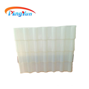 PVC translucent corrugated roof tile for lighting